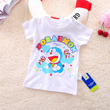 Free shipping New Lovely printting Baby Kids Boys girl Cartoon Tops T-shirts summer children’s clothing Age 0-2Y
