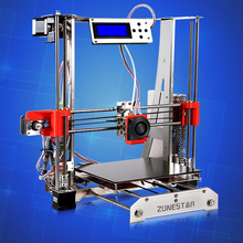 Full Metal Reprap Prusa i3 3d Printer DIY kit Stainless Steel Easy Installation 2 Roll Filament 8GB SD card LCD free shipping