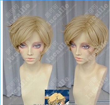 Details about  NEW Sailor Moon Sailor Uranus Tenoh Haruka short Blonde Anime Cosplay wig