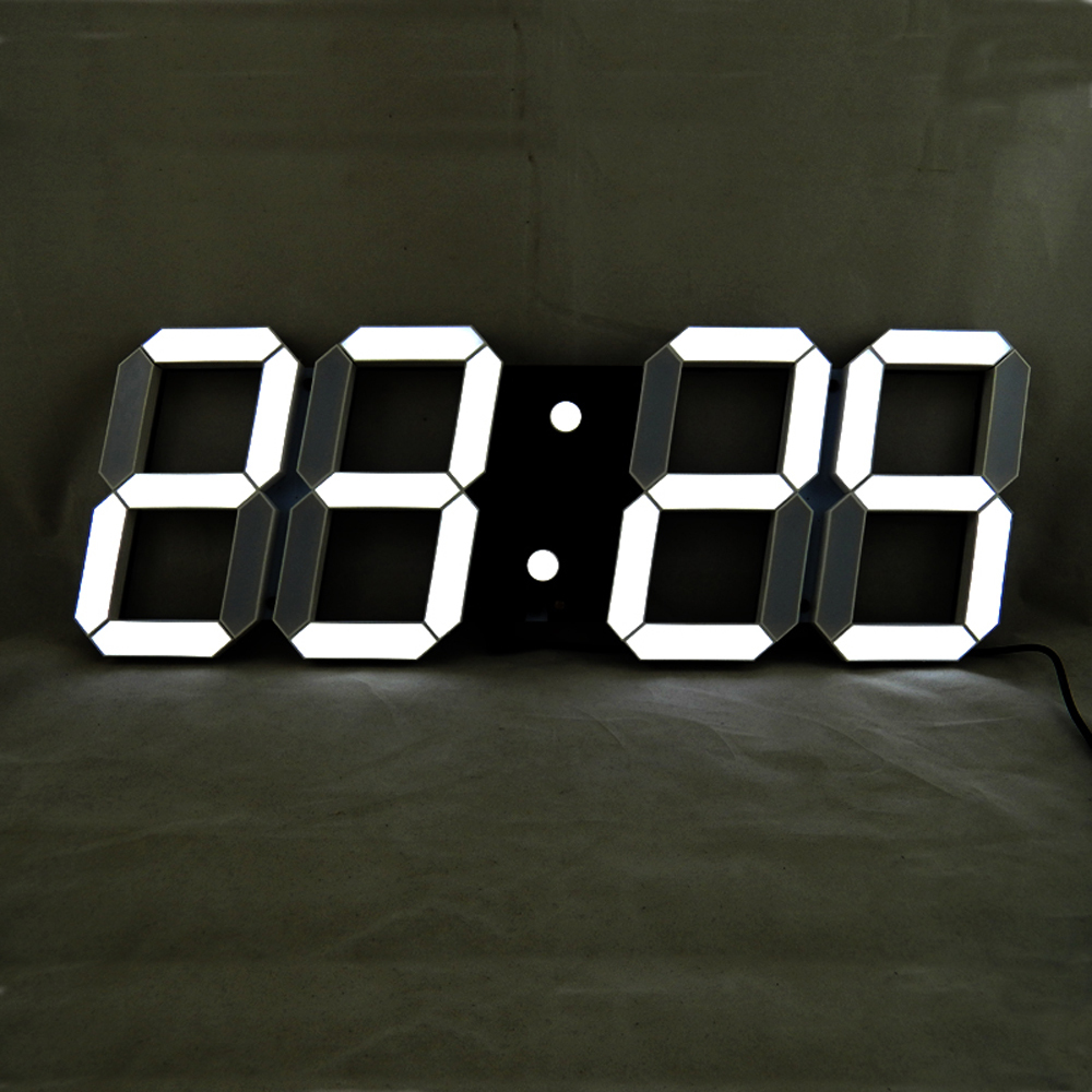 modern digital clock 3d