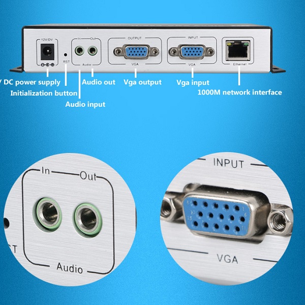 H 264 VGA IPTV Encoder VGA VIDEO ENCODER Support RTMP and Onvif