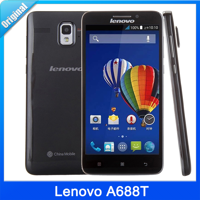 Original Lenovo A688T 5 0 IPS Android 4 4 Smart Phone MTK6582 MTK6290 Quad Core 1