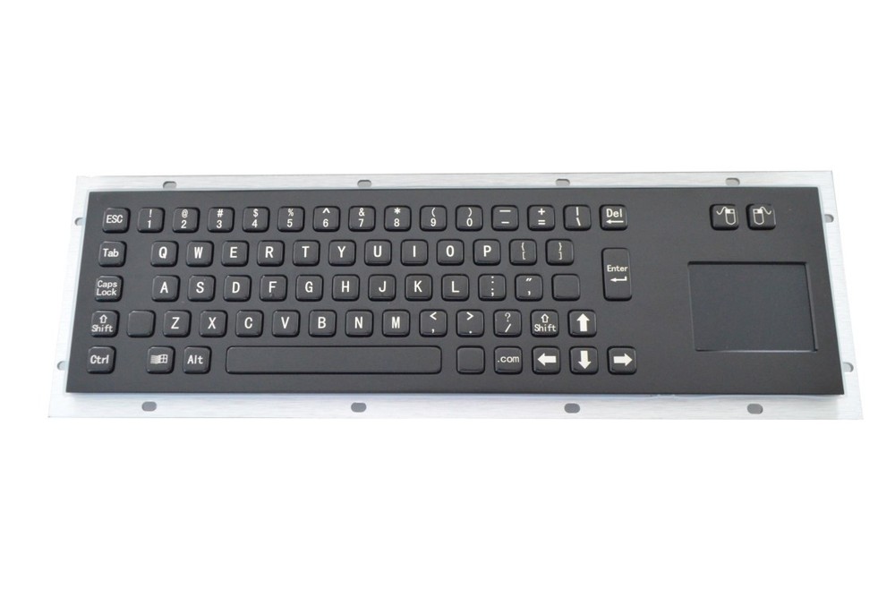 Stainless steel keyboard Black Touch the keyboards Industrial one keyboards weatherproof keypads IP65 keyboards