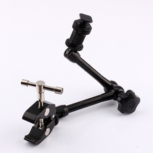 11″ Adjustable Articulating Magic Arm + Super Clamp For DSLR LCD Monitor LED Light