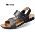 Hot Sale 2017 Summer Genuine Leather Sandals Brand Quality Cheap Beach Men Sandals Slippers Men Casual