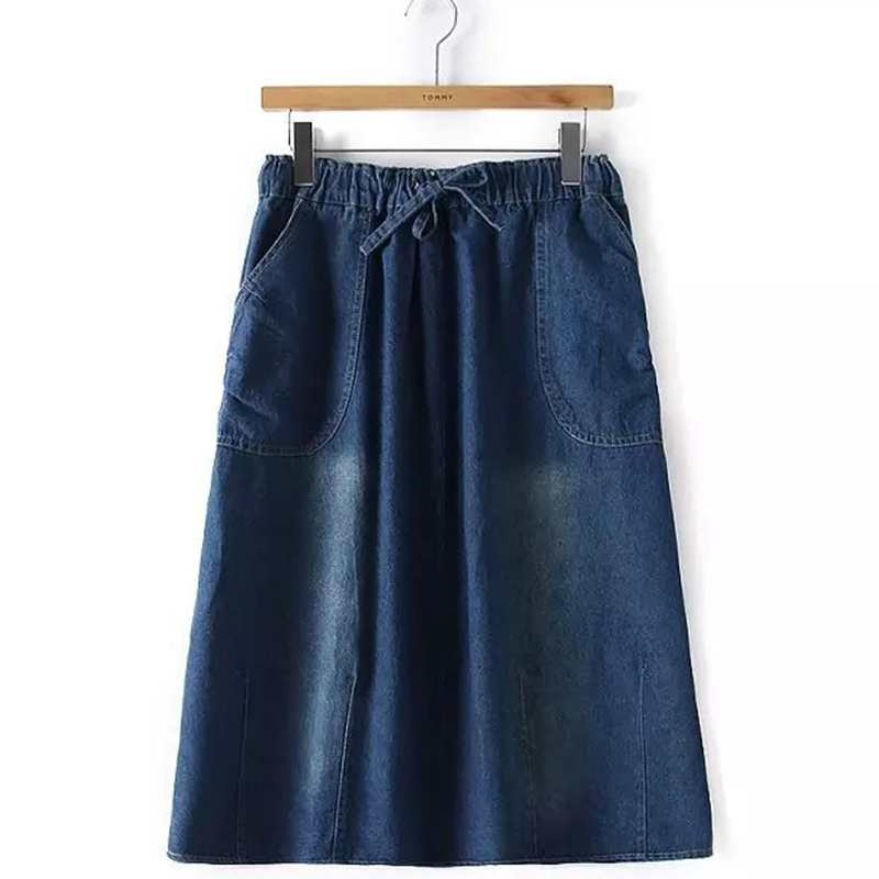 Plus Size Blue Jean Skirts 119