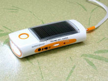 Free shipping Solar FM Radio with flashlight
