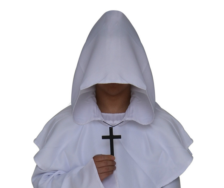 Estaño Inglés-monjes Capucha-Colgante Collar capa monastry