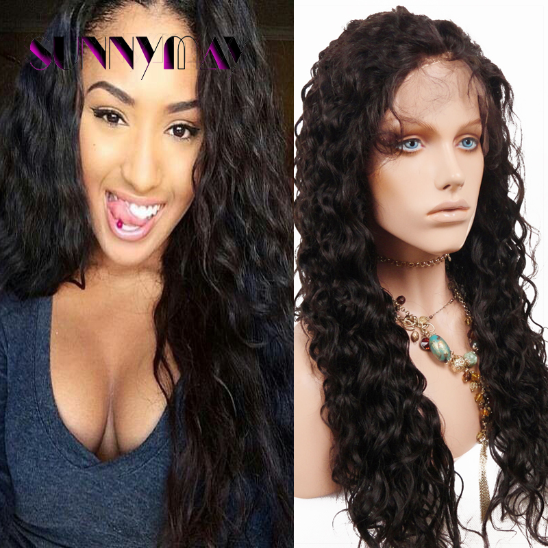 100% Indian hair 31b color water wave wig sunnymay human hair lace front wig