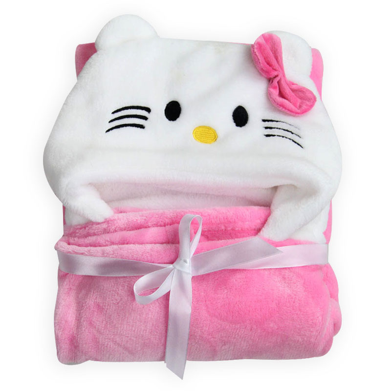 baby blankets pink cat
