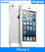 3G Original Unlocked Apple iPhone 5 RAM 1GB+ROM 16GB/32GB A6 Dual-core 1.3 GHz iOS 6 Smartphone, gifts Case+Film, WCDMA&GSM, 8MP