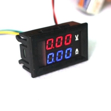 DC 0 100V 50A Digital ampere voltage gauge 2 in 1 Digital Voltage Amp Volt Meter