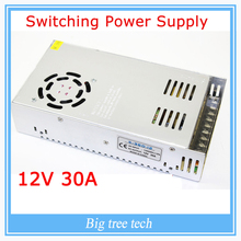 12V 30A 360W switching power supply adapter led strip light transformer 12v