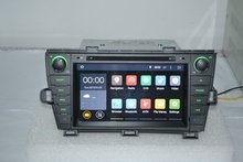 free shipping 8″Android 4.4.4 for Toyota prius left 2009 2013 car dvd,gps navigation 3G,4 core,16G,1024 x 600,Russian,English