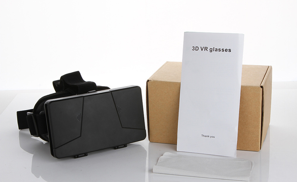 Google Cardboard VR Box Virtual Reality Helmet Mobile Phone 3D Viewing Glasses for 3 6 Screen