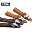 High quality 18mm 19mm 20mm 21mm 22mm watch straps watch bands with silver butterfly buckle for