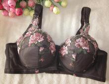 2015 Fashion Cotton Lace Sutia Push Up Bras For Women Full Cup Bra Lingerie Large Size Bras 85 90 95 100 105 110 38 40 c d e f g