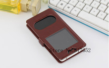 5 Colors New Flip Double View Window Leather Cover Case For For Smartphone MPIE M10 5