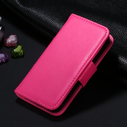 For-iPhone-4-4S-Mobile-Phone-Case-Luxury-Plain-Skin-Flip-Leather-Case-Cover-For-Apple (4)