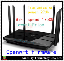 tp-link Archer C7 WDR7500 v3 openwrt router wifi english russian ftp dlan router 1750Mbps 11AC Dual Band 2.4G 5g 5.8G double USB