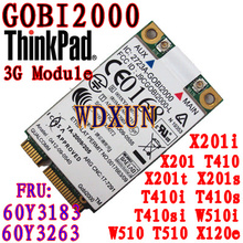Thinkpad x201 T410 W510 3G Module WWAN Card GOBI2000 60Y3263 LENOVO