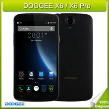 New DOOGEE X6 / X6 Pro 5.5 inch HD screen RAM 1GB / 2GB ROM 8GB / 16GB MT6580 Quad Core 1.3GHz Android 5.1 Smartphone 3G