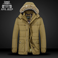 2016 AFS JEEP brand duck down jacket men Winter jacket men parka coat men warm Fur