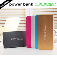 New dual interface bank 20000 mAh power bank universal mobile power backup battery bank for samsung
