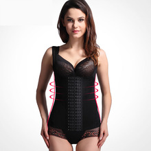 2016 Women’s Body Shaper High Quality Slimming Bodysuit Waist Training Corsets Buckle In The Crotch High-elastic Plus Size S-6XL