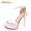 Siketu Elegance New Hot Women Sandals Open Toe High Heels Sandals Feshion Women Ankle Strap Summer