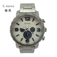 S.waves Wristwatch Quartz Watch Date DZ American Men Stainless steel fossiler Casual Fashion Army table Masculino Relogio Reloj