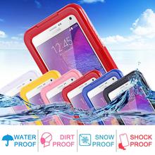 IP-68 Underwater Clear TPU Water/Dirt/Shock Proof Swimming Dive Case For Samsung Galaxy Note 4 N9100 Note 3 N9000 Note 2 N7100