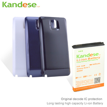1 шт./лот бренд KANDESE 8600 мАч примечание 3 бизнес расширить аккумулятор для Samsung Galaxy Note3 N9000 N9005 + белый двери