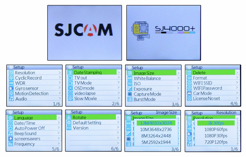 original sjcam sj4000+ plus wifi 2k action camera 11