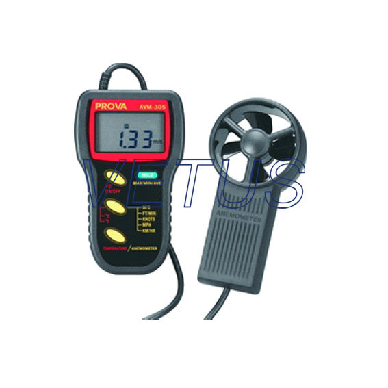 AVM 303 Large 4 digits LCD wind vane anemometer