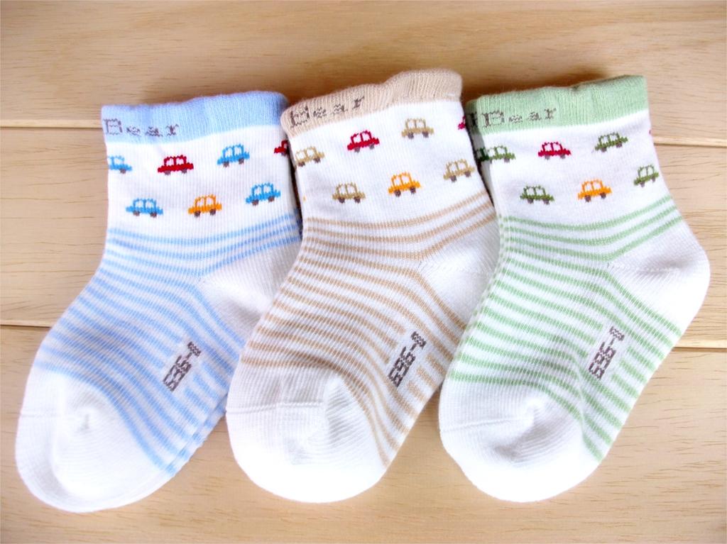 combed yarn Baby socks no bone cotton socks infant Footgear toddler girls boys first walker floor socks (6pieces/lot=3pairs)