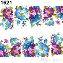 Beautiful Flowers Nail Art Nail Decals Water Transfer Stickers Decoration Hot 2I9B
