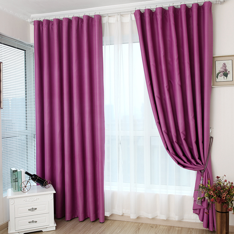 curtains made Picture - More Detailed Picture about 2014 Japanese ... - ... 2014 Japanese & Korean Style curtains for living room Burgundy Wine Red  Solid Bay Window Blackout ...