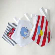 3psc/lot 100% cotton Baby Boys And Girls Bibs Baby Towel Bandanas Scarf Children Cravat Infant Towel