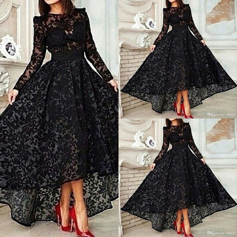Длинное Черное Платье