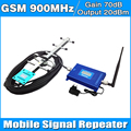 LCD display 70dB mobile phone GSM 900mhz signal booster cell phone GSM signal repeater amplifier Yagi