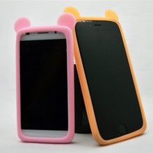 Z3/Z2 Phone Cases Cat ears Silicone Phone Cover Case For Sony xperia z3/M2/Z2/Z1/C3/e3/e4/t3/z3 compact/sp Case
