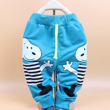 Casual Children Clothing Baby Babi Kids Infant 0-2Y Print Cartoon Long Pants MT590