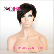 Новый короткий путь эльфа парики парик cheveux humain полные парики шнурка дешевых природных парики человеческие волосы перед парики с ребенком волос