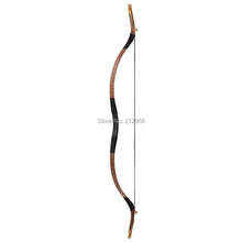 Longbowmaker Combination Set Traditional Mongolia Archery Gray Snakeskin Longbow Recurve Bow 6 Bamboo Arrows 20 60LBS