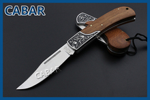 CABAR 2015 New Arrival 95 75 mm Single Blade Hunting Camping Diving Outdoor Knife Top Quality