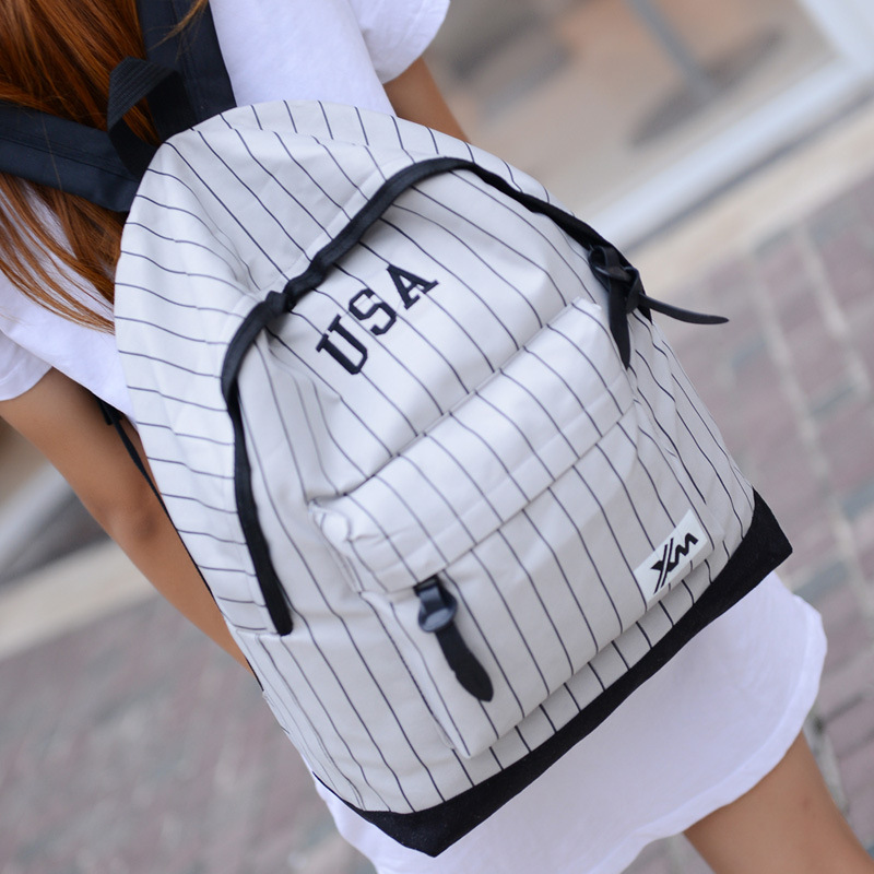 2015 Fashion Designer Canvas Backpack School Bags Women Backpack High Quality Shoulder Travel Bags
