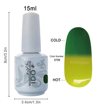 New Hot IDO 5705 36 Colors Nail Glue Thermochromic Temperature Change Gel Nail Polish