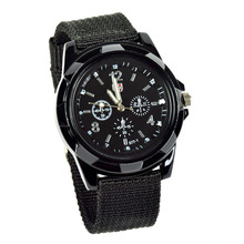 Lackingone 2015 fashion relogio masculino Watches Men quartz watch Canvas Strap Fabric Watch Outdoor Sport watch
