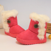 2015 New Solid Baby Booties Baby Winter Shoes Moccasins Bebek Ayakkabi Botte D’hiver Pour Bebe Fille Infant Outfits Booties